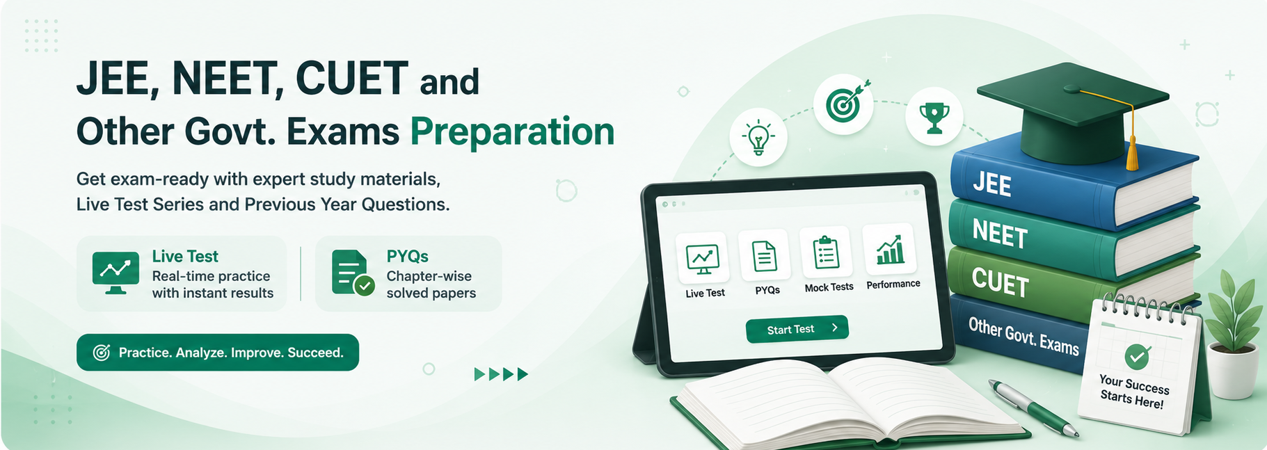 JEE NEET Preparation Banner